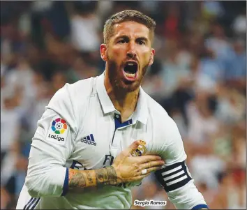  ??  ?? Sergio Ramos