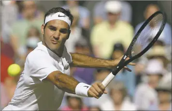  ?? GARETH FULLER — THE ASSOCIATED PRESS FILE ?? Taking an extended break last year worked out well for Roger Federer, who is among the favorites to win the U.S. Open.