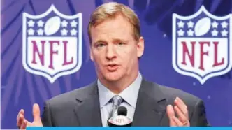  ??  ?? Roger Goodell