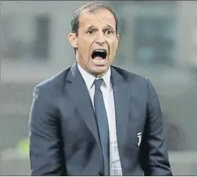  ?? FOTO: AP ?? Massimilia­no Allegri respira algo aliviado El técnico de la Juve recupera efectivos