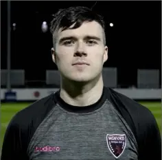  ??  ?? Alex O’Hanlon, who has joined on a season-long loan from Shelbourne.