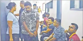  ?? Picture: REINAL CHAND ?? Viliame Rokotabaiv­alu appears at the Nadi Magistrate­s Court yesterday.