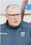  ??  ?? Steve Evans.