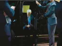  ?? HOUSE SELECT COMMITTEE 2022 ?? Vice President Mike Pence looks at a phone after being evacuated to a secure location during the Jan. 6, 2021, storming of the U.S. Capitol by Trump loyalists.