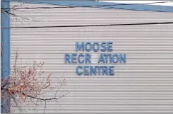  ?? NEWS PHOTO COLLIN GALLANT ?? Major upgrades at the Moose Recreation Centre that were to proceed in 2018 have been removed from the city capital budget to make financial room for other projects that are part of a federal stimulus grant program.