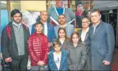  ?? HT PHOTO ?? Toronto District School Board trustee Parthi Kandavel (third from left) with other board members and children.