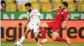  ?? AFC ?? Action from the UAE-Lebanon match during their Group A AFC World Cup qualifiers on Thursday.