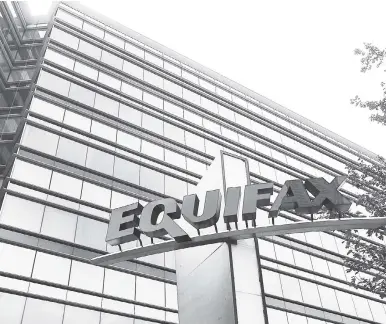  ?? AP ?? This July 21, 2012 file photo shows Equifax Inc offices in Atlanta.