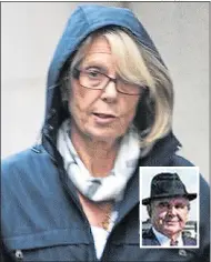  ?? Pictures: ED WILLCOX/CENTRAL ?? Hazel Allinson, 69, at the Old Bailey. Inset, Harris