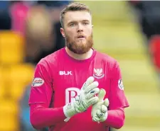  ??  ?? St Johnstone goalkeeper Zander Clark.