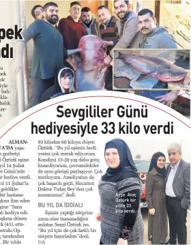  ??  ?? Ayşe Ataç Öztürk bir yılda 33 kilo verdi.