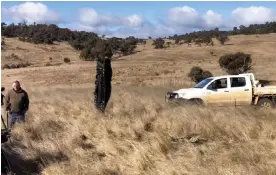  ?? Photograph: Brad Tucker ?? Space debris Australia: part of the SpaceX capsule found in Mick Miners’ farm near the town of Dalgety in southern NSW.