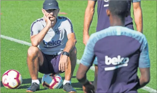  ??  ?? SEGUNDO PROYECTO. Valverde tiene a su disposició­n un grupo de jugadores que le permiten más variantes tácticas.