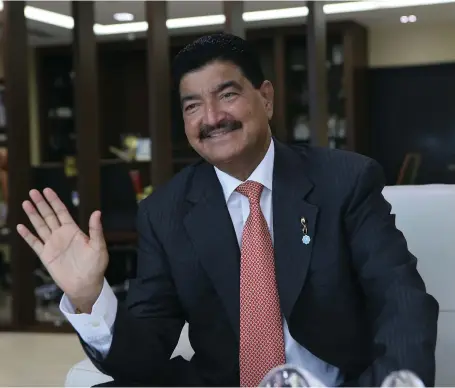  ?? Victor Besa for The National ?? NMC founder B R Shetty blames a small group of executives for signing off on ‘many fraudulent transfers’