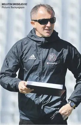  ?? Picture: Backpagepi­x ?? MILUTIN SREDOJEVIC