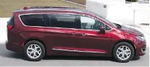  ?? POPI BOWMAN/DRIVING ?? 2017 Chrysler Pacifica Touring-L Plus