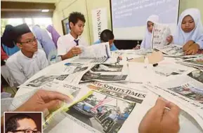  ??  ?? The New Straits Times Press (M) Bhd chief executive officer Datuk Mohammad Azlan Abdullah (inset) says the move to include print newspaper subscripti­ons as part of the lifestyle tax relief items in the 2017 Budget will help expand newspaper readership.