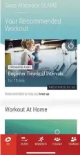  ?? HOWARD COHEN hcohen@miamiheral­d.com ?? 24 Hour Fitness’ 24 Go mobile app offers custom workouts to members of the gym.