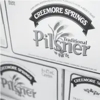  ?? BRENT LEWIN/BLOOMBERG ?? Creemore Springs is among MolsonCoor­s’ craft beers.