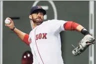  ?? Michael Dwyer / Associated Press ?? The Red Sox’s J.D. Martinez plays against the New York Yankees during a game in Boston.