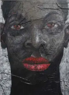  ??  ?? "Gozie" by Alex Nwokolo (oil on textured canvas)