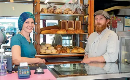  ?? LISA BURD/ STUFF ?? Scottie Nunn and partner Jennifer Hilford have turned Bateman’s Bakery into New Plymouth’s go-to pie shop.