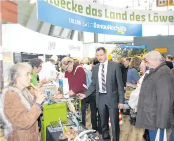  ?? ARCHIVFOTO: GÖTZ ?? Der Alb-Donau-Kreis präsentier­t sich ebenfalls auf der CMT in Stuttgart.