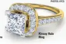  ?? PHOTOS: HTCS ?? Gael Royal Solitaire Ring Kinzay Halo Ring