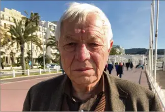  ??  ?? Denis Tillinac, qui fut l’ami de Jacques Chirac, était mercredi à Nice où il a donné une conférence consacrée à Chateaubri­and et Napoléon. (Photo Th. P.)