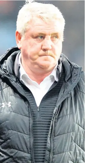  ??  ?? > Steve Bruce says promotion with Villa will rank as one of his best achievemen­ts