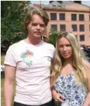  ??  ?? FERIE: Steffen Skeimo og Johanna Berge skal reise eksamensda­gen.