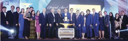  ??  ?? STI Education Services Group Inc., STI Foundation, and PAGEONE is declared as the Grand Anvil Awardee for STI Mobile School: Driving Education Where IT Matters in The Age of K-12.