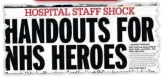  ??  ?? SHOCKING Story in Monday’s Daily Mirror