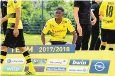 ?? FOTO: AFP ?? Ob Ousmane Dembélé zum BVB-Team 2018 gehört, ist derzeit fraglich.