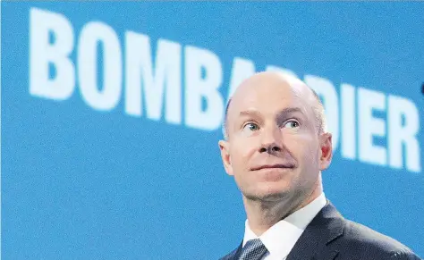  ?? RYAN REMIORZ/THE CANADIAN PRESS ?? Bombardier chief executive Alain Bellemare says that the favourable ruling by the by the U.S. Internatio­nal Trade Commission in its dispute with Boeing Co. was“a victory for innovation, competitio­n, and the rule of law.”