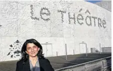  ??  ?? Béatrice Hanin a pris la tête du Théâtre le 8 janvier, succédant à Nadine Varoutsiko­s-perez, partie à la retraite