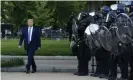  ?? Photograph: Patrick Semansky/AP ?? The violent clearing of demonstrat­ors from outside the White House has prompted calls for a review into Barr’s role in the dispersal.