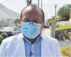  ??  ?? | Dr. Percy Huancapaza, jefe de la Red de Salud Ilo. |