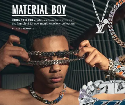 Louis Vuitton debuts The LV Chain men's jewellery collection