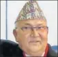  ??  ?? KP Sharma Oli