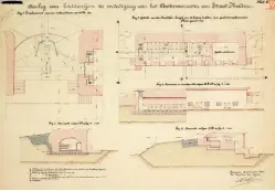  ??  ?? Denah berjudul Aanleg van Batterijen ter verdedigin­g van het Oostervaar­water
van Straat Madoera, yang disetujui 15 Januari 1900. Inilah penampang melintang rencana pembanguna­n Benteng Kedungcowe­k yang berada di pesisir Surabaya atau tepian Selat Madura. Benteng ini menjadi salah satu bagian pertahanan sepanjang pesisir Surabaya yang masih utuh.