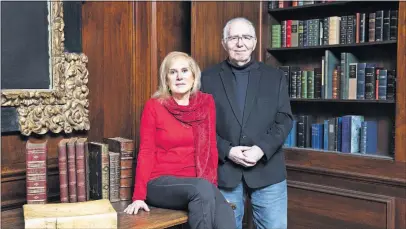  ??  ?? LEFT: David and Natalie Bauman, owners of Bauman Rare Books, with stores in Manhattan and Las Vegas.