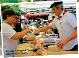  ??  ?? Fête du fromage d’Etsaut, dans le Haut-Béarn.
