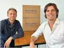  ?? ?? Sander van Steijn y Guillaume Jorquera, fundadores de Box2box.