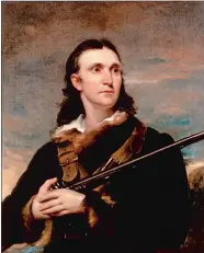  ?? LIBRARY OF CONGRESS/PUBLIC DOMAIN ?? An 1826 portrait of John James Audubon by John Syme. The Audubon Society is grappling with its namesake’s troubled history linked to slavery.