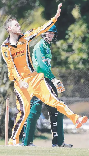  ?? Picture: JUSTIN BRIERTY ?? ON ATTACK: Norths bowler Dan Freebody sends down a delivery during a match against Rovers. He will line up for Fusion at this month’s T20 Country Challenge in Mackay.