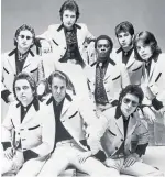  ?? PA. ?? Al James, front right, played bass in pop band Showaddywa­ddy.