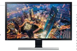  ??  ?? Samsung’s U28E590D is joined by 4K monitors from AOC, LG, and ViewSonic in supporting AMD’s FreeSync technology.