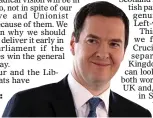  ??  ?? SAW LOGIC: George Osborne