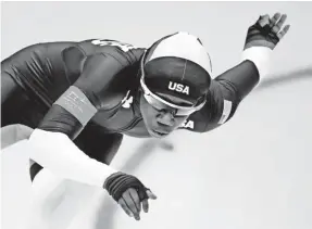  ?? DAN POWERS/USA TODAY SPORTS ?? With a year of speedskati­ng under her belt, Erin Jackson could be a favorite in Beijing.